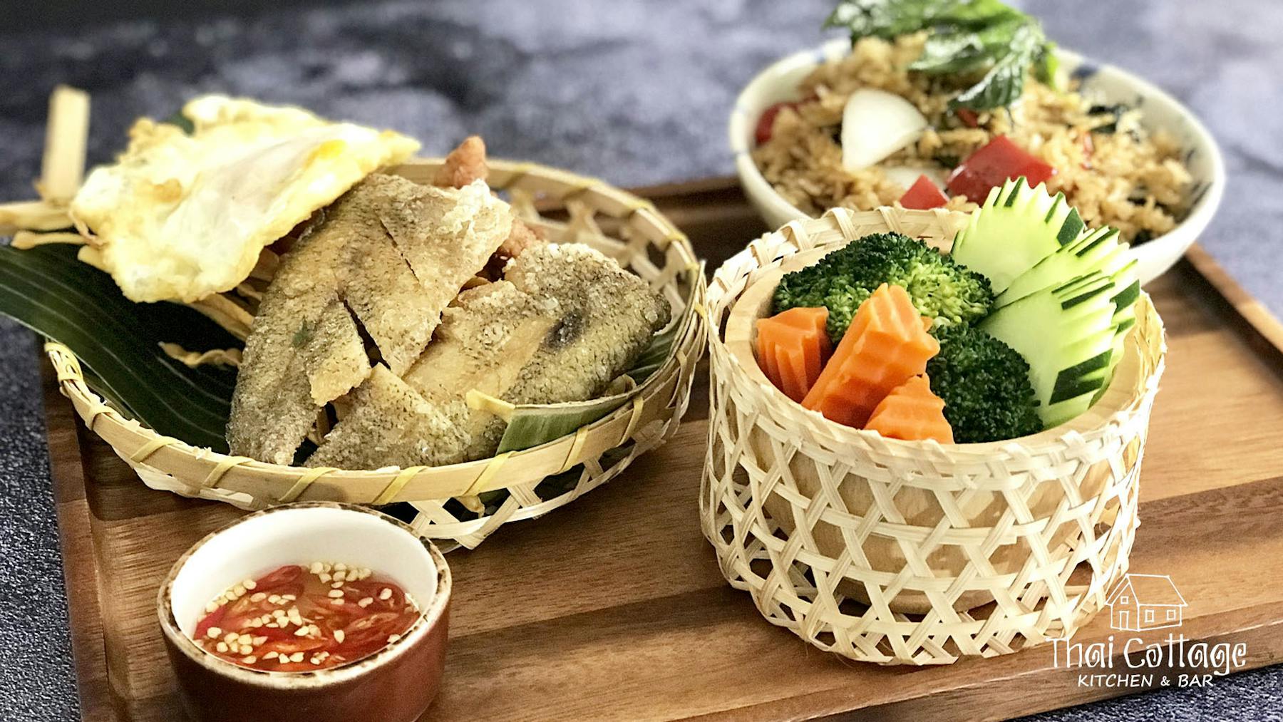a bowl of food on a plate